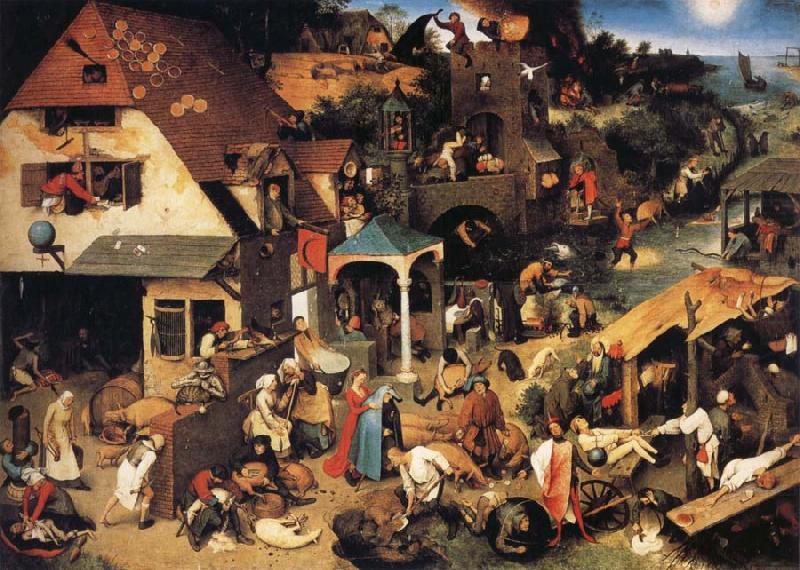 Netherlandish Proverbs, BRUEGHEL, Pieter the Younger